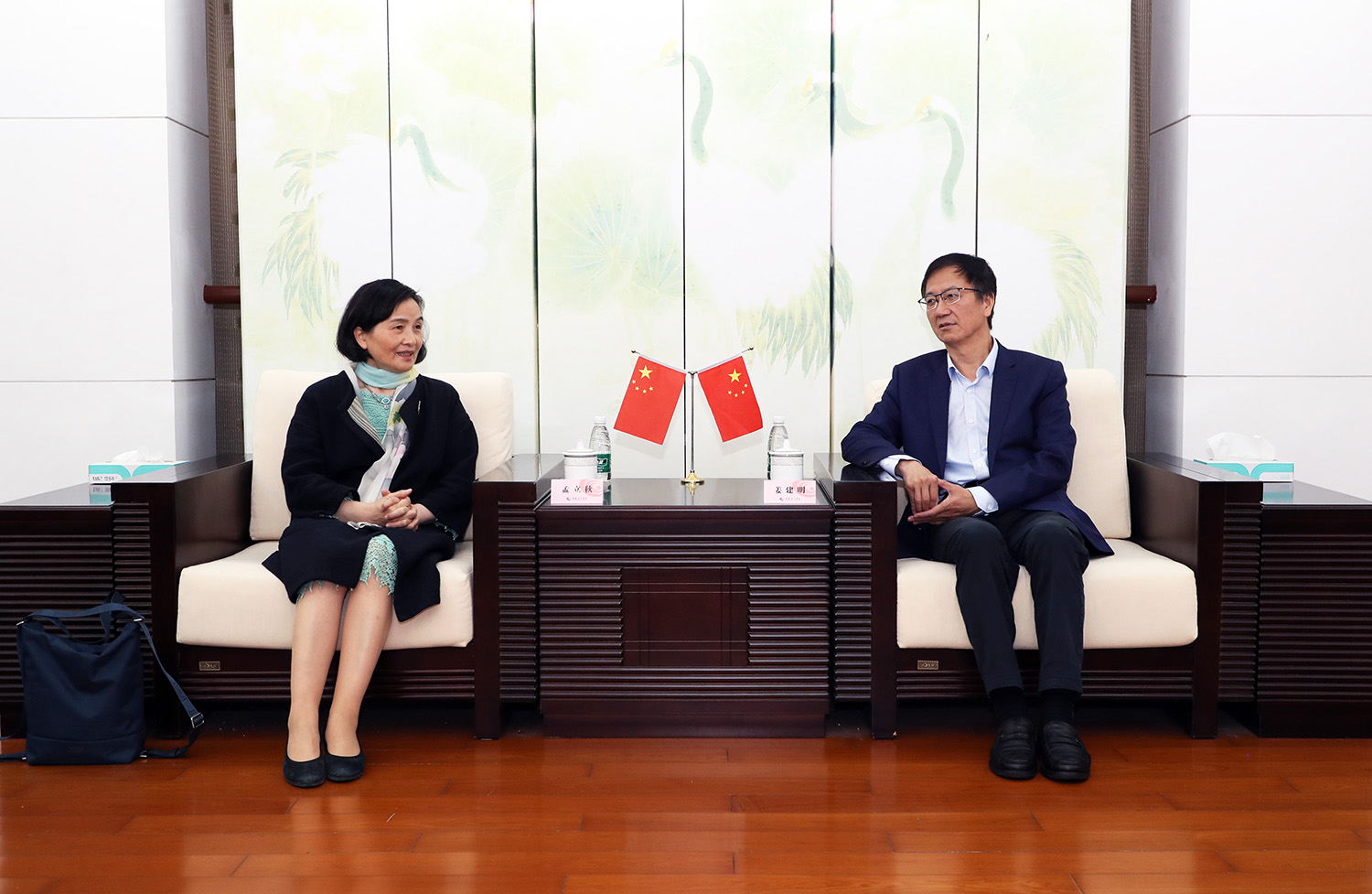 202305261685092525155694.jpg 姜建明校长会见孟立秋院士.JPG